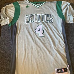 Adidas Boston Celtics Isaiah Thomas Sleeved Jersey